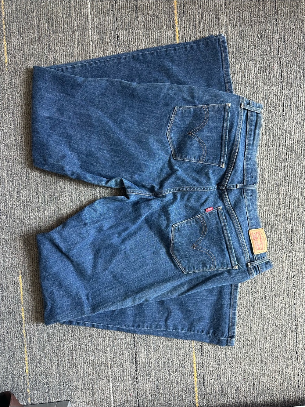 Levi's Blue Straight-Leg Jeans - Picture 4 of 4